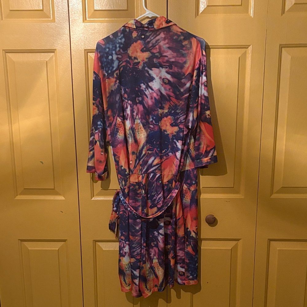 Vibrant Multi Colored Apple Bottom Romper - Picture 5 of 6